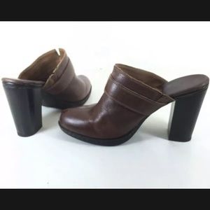Boc born concept brown leather mules size 7